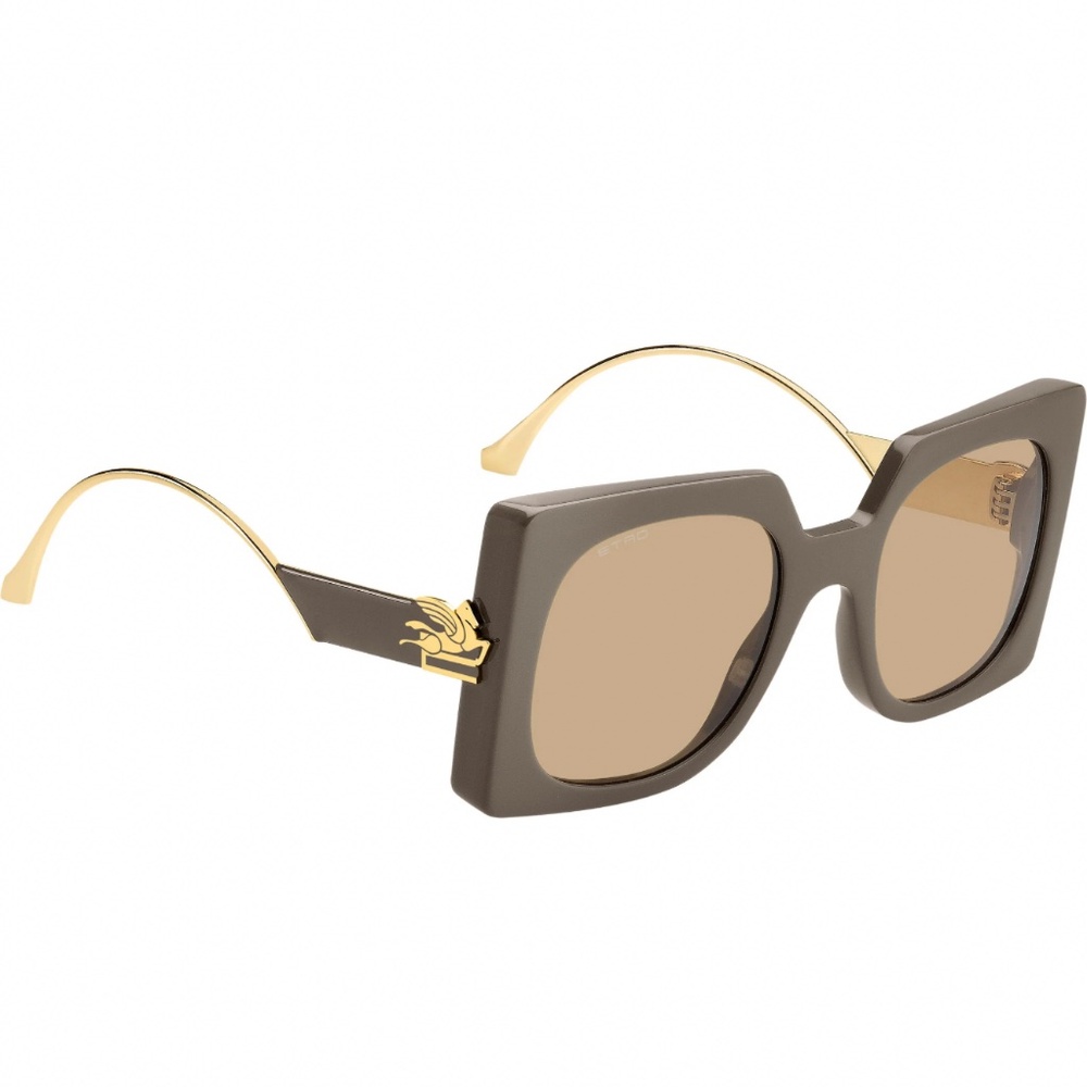 ETRO Sunglasses ETRO0026/S 079U70 Oversized Square Mud Color Frame New Authentic - Picture 5 of 9